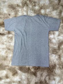 Men T-Shirts - 灰色 - 查看 2