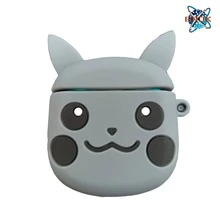 Funda dibujos animados en 3D con diseño de pikaaachu negro - Negro - Ver 2