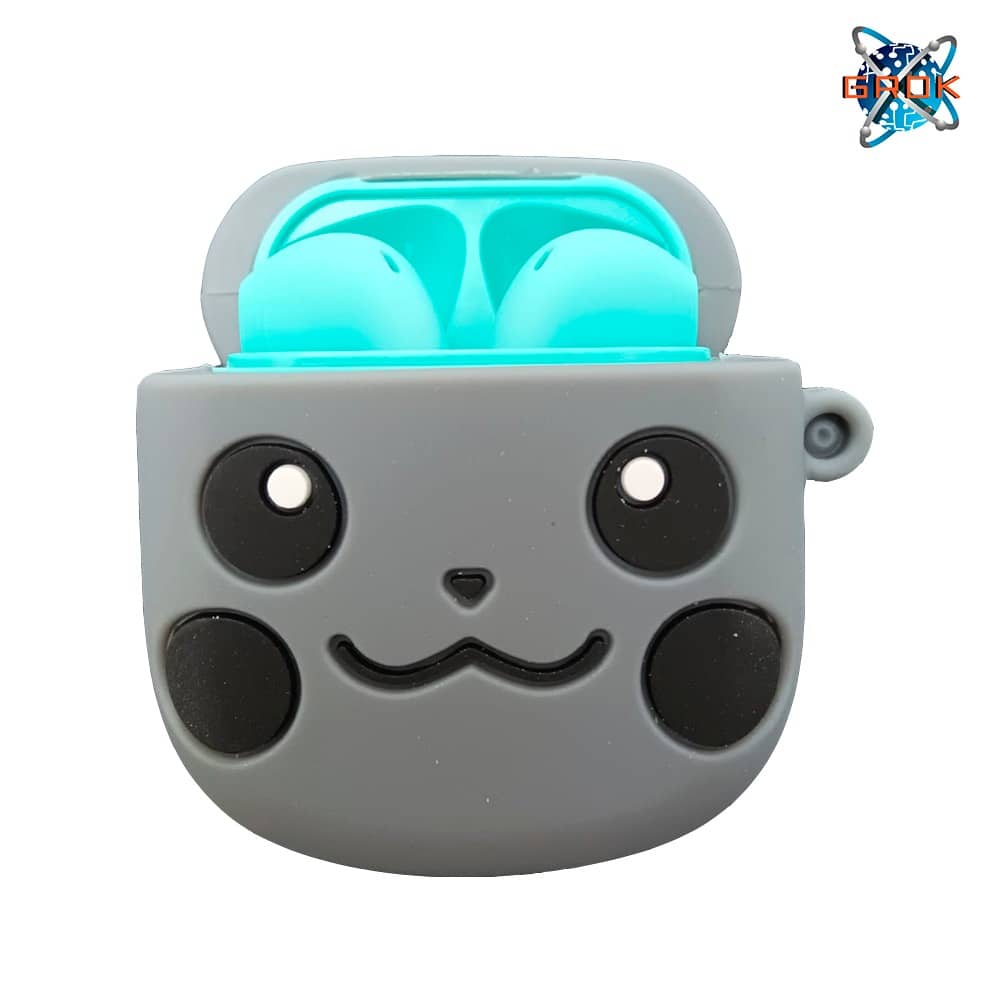 Funda dibujos animados en 3D con diseño de pikaaachu negro - Negro - Ver 1