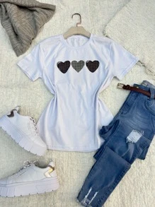 Women T-Shirts - trắng - Xem 3