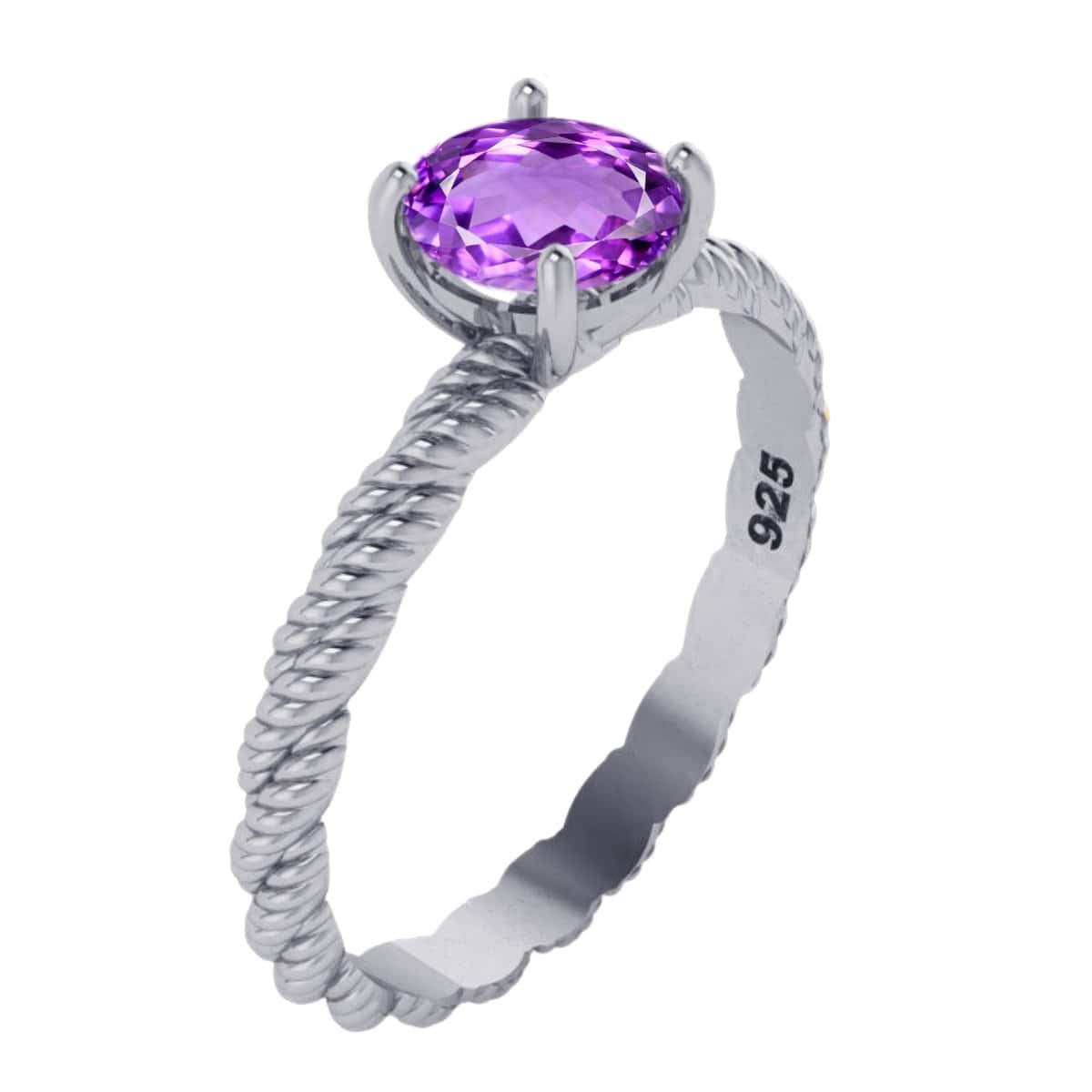 Fine Single Ring - Màu tím - Xem 1