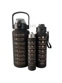 BOTELLA DE AGUA 3 PZAS - Negro - Ver 2