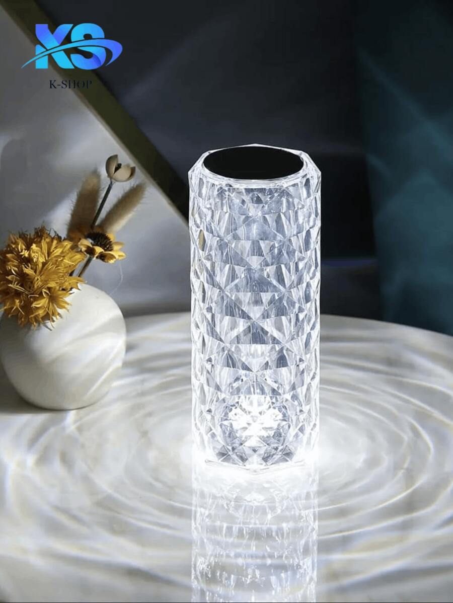 Lámpara De Mesa Acrílica Usb Con Temperatura LAMPARA ROSE - transparente - Ver 1