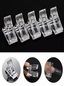1 Pinça Para Curvatura C-5 Presilhas para molde F1 - Transparente - Visão 4