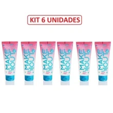 Kit Com 6 Sabonete Demaquilante Pós Maquiagem Make Out - Dermachem 100ml - Limpeza profunda - Visão 2