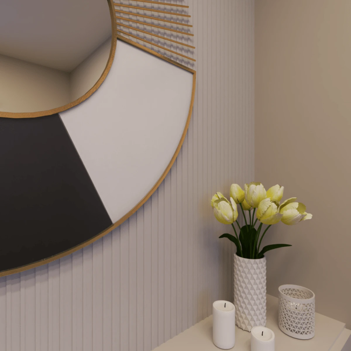 Wall Sticker - Beyaz - Görünüm 1