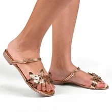 Women Flat Sandals - Đồng - Xem 3