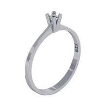 Fine Single Ring - 白色 - 查看 6