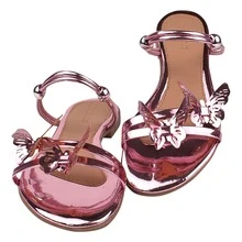 Women Flat Sandals - Hoa hồng vàng - Xem 7