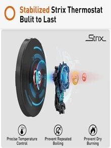 JOYOUNG Electric Kettle Stainless Steel Kettle Double Layer Hot Water Kettle Electric BPA-free Electric Water Kettle 1.5L STRIX Anti Scald - Silver - View 6