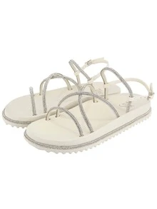 Women Flat Sandals - 白色 - 查看 1