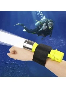 ABS Diving Flashlight, Modern Waterproof Outdoor Flashlight LEODY - 黃色 - 查看 1