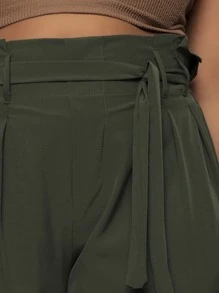 Women Pants - xanh quân đội - Xem 2