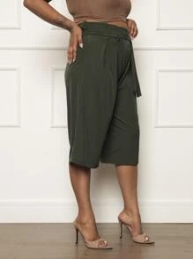 Women Pants - xanh quân đội - Xem 3