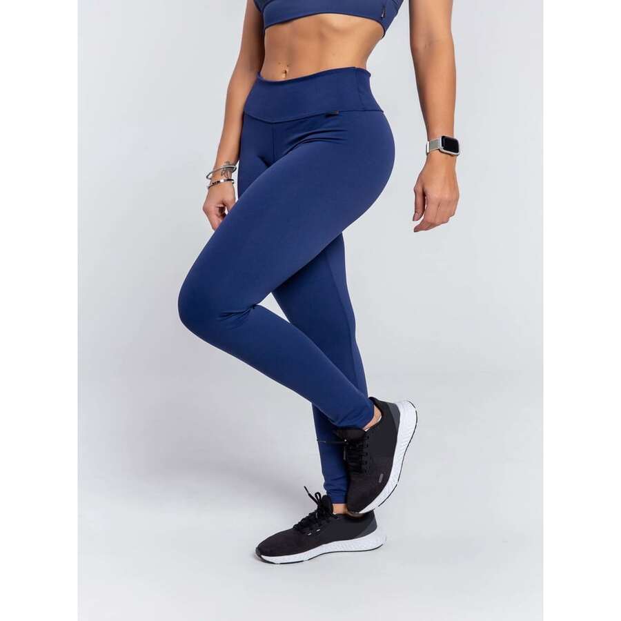 Women Sports Leggings - Màu xanh lam - Xem 1