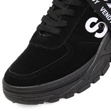 Shendy Vendy Botas Hombre Altas de Moda, Bota Táctica con Plataforma y Suela Gruesa, Antideslizante, Resistente Al Desgaste, Confortable-Botas De Trabajo, Botas De Motocicleta, Botas Altas Para Hombres, Zapatos Para Hombres - Negro - Ver 7