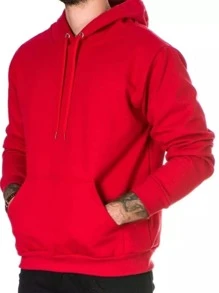 Men Sweatshirts - 紅色 - 查看 3