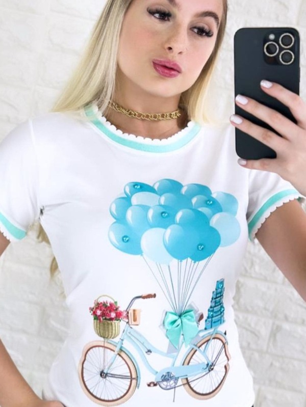 T shirt BALÃO AZUL