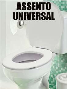 -TOILET SEAT UNIVERSAL WHITE TOILET LID UNIVERSAL TOILET SEAT TOILET LID - 白色 - 查看 3