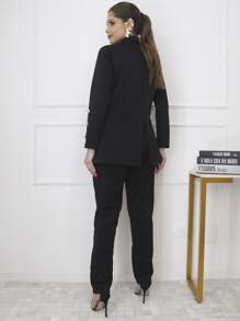Women Two-piece Outfits - 黑色 - 查看 2