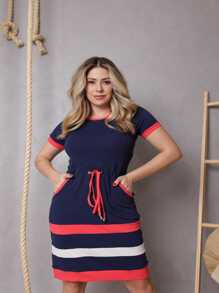 Women Dresses - 珊瑚粉 - 查看 2