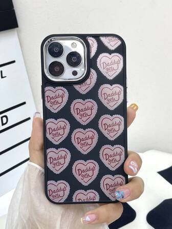 愛心圖案手機殼