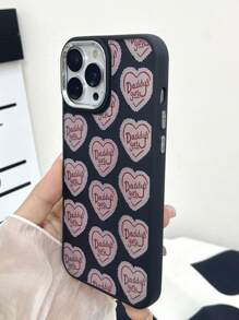 愛心圖案手機殼