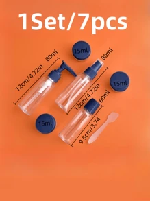 Chai du lịch xách tay 7 chiếc - Màu xanh lam - Xem 2