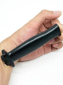 3入組黑色縮小玩具刀，可伸縮彈簧黑色玩具刀，惡作劇戲弄用道具刀，適用於化裝派對和角色扮演 - 黑色 - 查看 5