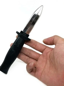 3入組黑色縮小玩具刀，可伸縮彈簧黑色玩具刀，惡作劇戲弄用道具刀，適用於化裝派對和角色扮演 - 黑色 - 查看 7