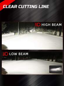 1 對超亮 Led 燈泡,附解碼器,ip68 防水等級,內建渦輪風扇散熱 - 杏色 - 查看 8