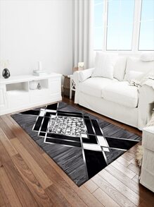 1入組幾何圖案地毯 - 彩色 - 查看 5