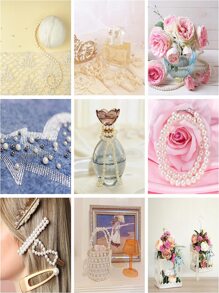 200 hạt ngọc trai giả 6 mm có lỗ thẳng, thích hợp để làm đồ trang sức thời trang cho nam và nữ, phụ kiện tóc tự làm, dây buộc điện thoại di động, hạt trang trí quần áo - Màu nâu Sô-cô-la - Xem 6