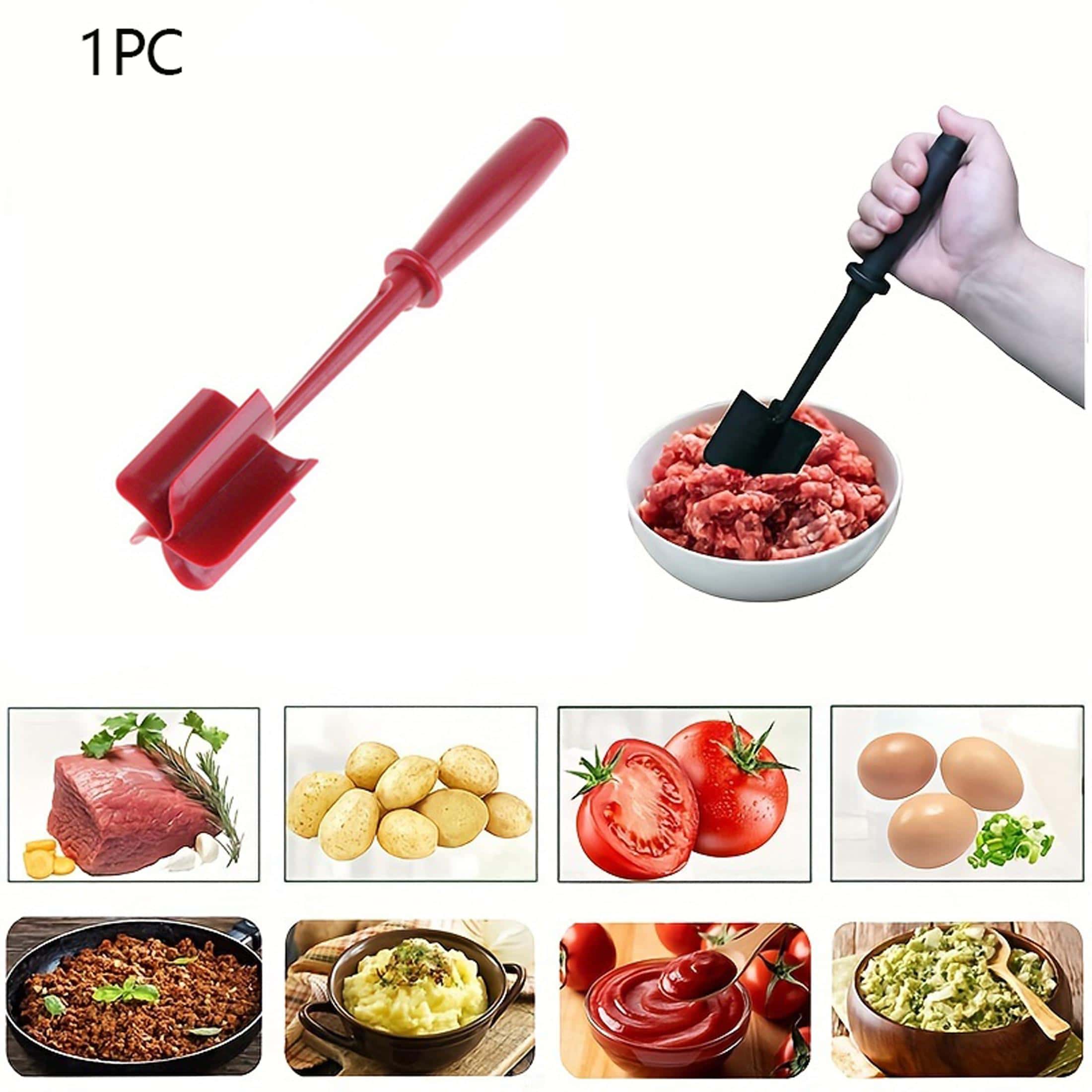 1pc, Meat Chopper, Heat Resistant Meat Masher For Hamburger Meat
