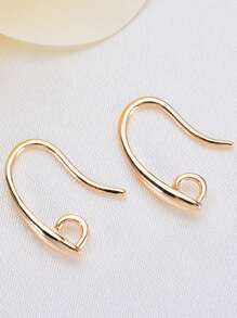 10pcs/pack Diy Handmade Earring Findings Small Earwire Hooks 16mm Earwires