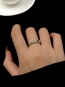 ESBERRY 1入組秘密花園圓環適合女士S925純銀女士們精細的首飾類禮品