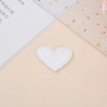 31入組無紡布&熱熔膠心形布貼花服飾配件 - 彩色 - 查看 8