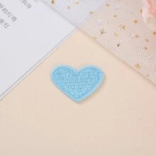 31入組無紡布&熱熔膠心形布貼花服飾配件 - 彩色 - 查看 10