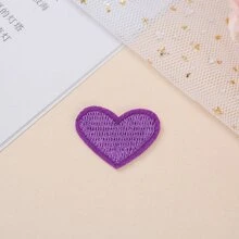 31入組無紡布&熱熔膠心形布貼花服飾配件 - 彩色 - 查看 6