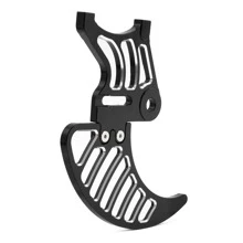 TARAZON Black Aluminum Rear Dual Caliper Mount Shark fin disc Guard for Sur-ron LB Light Bee X For Segway X260