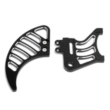 TARAZON Black Aluminum Rear Dual Caliper Mount Shark fin disc Guard for Sur-ron LB Light Bee X For Segway X260