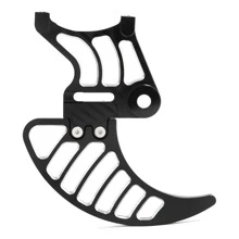 TARAZON Black Aluminum Rear Dual Caliper Mount Shark fin disc Guard for Sur-ron LB Light Bee X For Segway X260