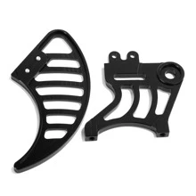TARAZON Black Aluminum Rear Dual Caliper Mount Shark fin disc Guard for Sur-ron LB Light Bee X For Segway X260