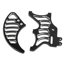 TARAZON Black Aluminum Rear Dual Caliper Mount Shark fin disc Guard for Sur-ron LB Light Bee X For Segway X260