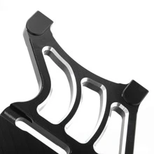 TARAZON Black Aluminum Rear Dual Caliper Mount Shark fin disc Guard for Sur-ron LB Light Bee X For Segway X260
