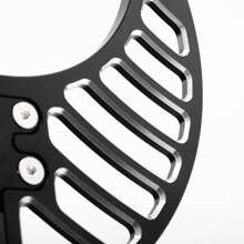 TARAZON Black Aluminum Rear Dual Caliper Mount Shark fin disc Guard for Sur-ron LB Light Bee X For Segway X260