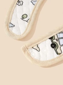 3pcs Random Color Cartoon Pattern Baby Bib Set - Multicolor - View 6