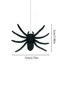 10 Pieces Simulation Soft Rubber Spider Toys Prank Props Small Fun Decoration Suitable for Home and Party Decoration 10pcs