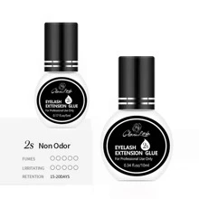 1 peça Adesivo para Extensão de Cílios de 5ml, 2-3 segundos, Kit de Adesivo Preto Individual para Cílios Postiços para Uso de Iniciantes, Cola para Cílios - Preto - Visão 2