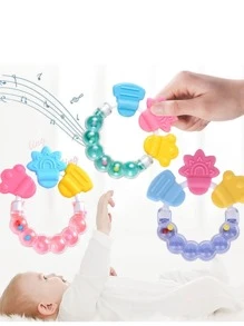 Mordedera Sonaja Juguete para Bebe Libre BPA Didactica - Azul - Ver 1